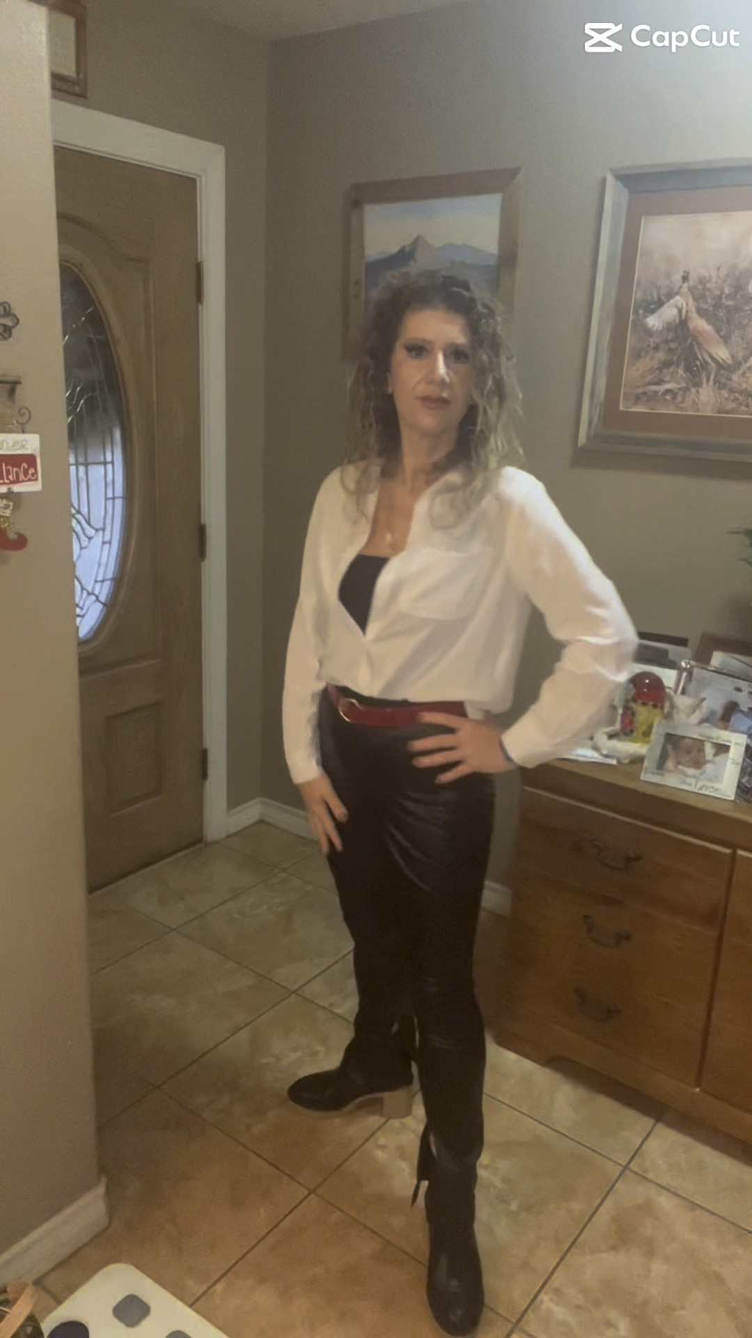 Love Faux leather! 🙌 body suit and classic white shirt for todays clinic outfit. 

#LTKFind #LTKstyletip #LTKworkwear