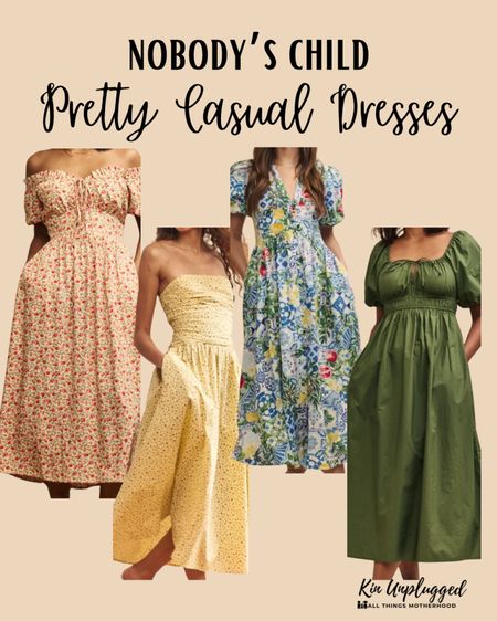 Pretty dresses to either dress up or down - go casual or accessories and throw on some heels to dial up your look! #nobodyschild #ltkfinds

#LTKstyletip #LTKSeasonal #LTKparties