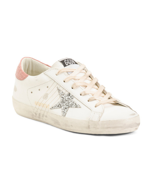 Made In Italy Leather Sneakers | TJ Maxx