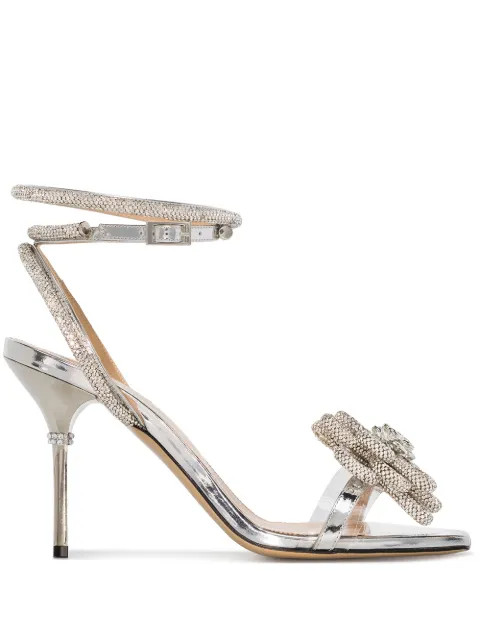 Samantha 95mm crystal-embellished sandals | Farfetch (UK)