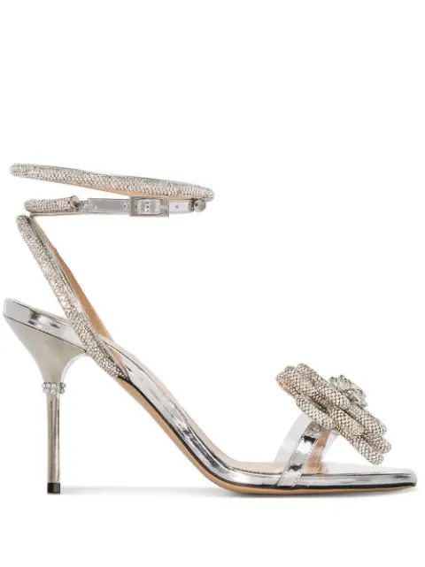 Samantha 95mm crystal-embellished sandals | Farfetch (UK)