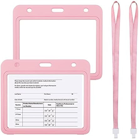 4"x3" Badge Holders Clear Card Protector Waterproof Cards Cover with Resealable Zip,Name Tag Hori... | Amazon (US)