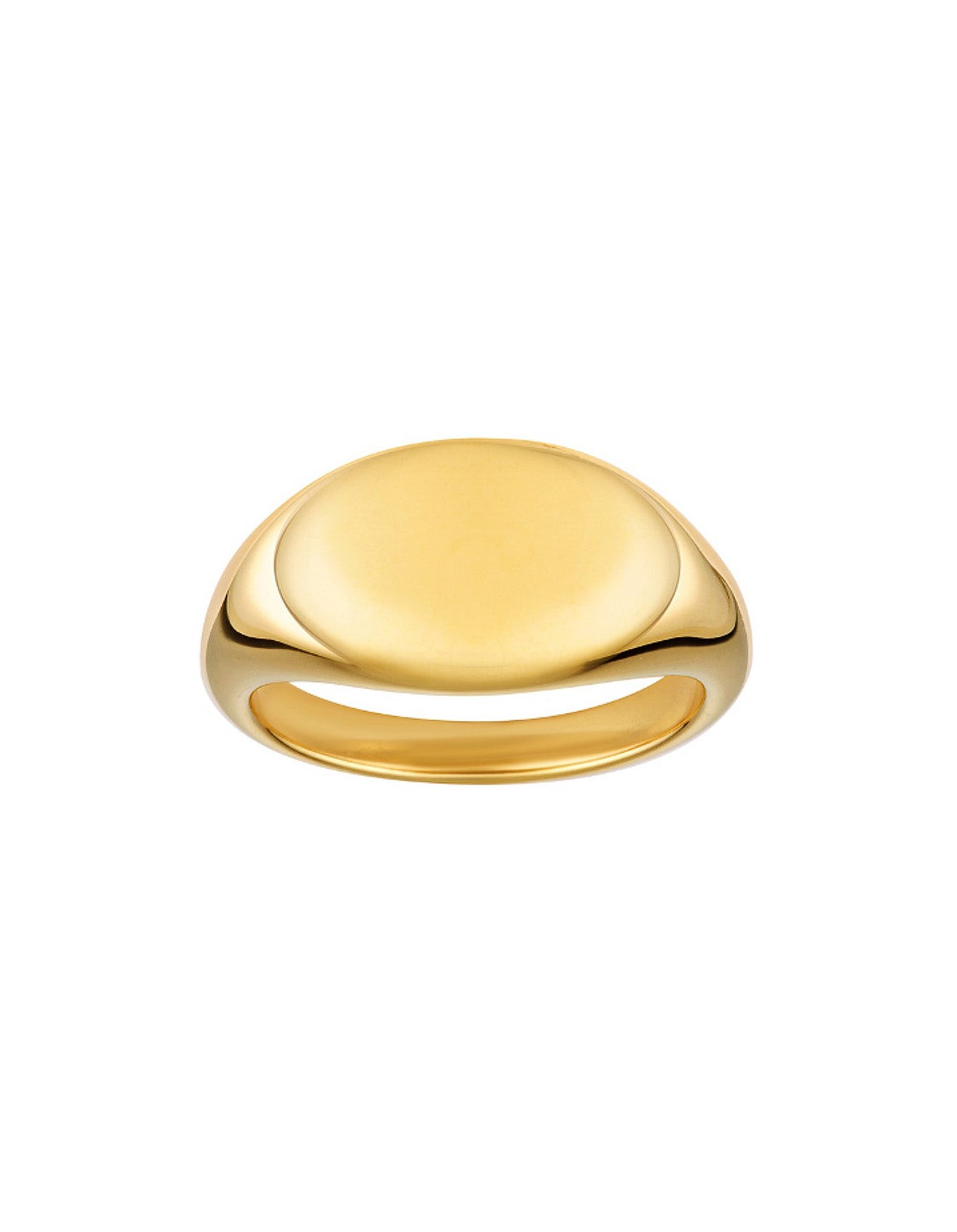 OVAL SIGNET PINKY RING | David Jones (Australia & New Zealand)