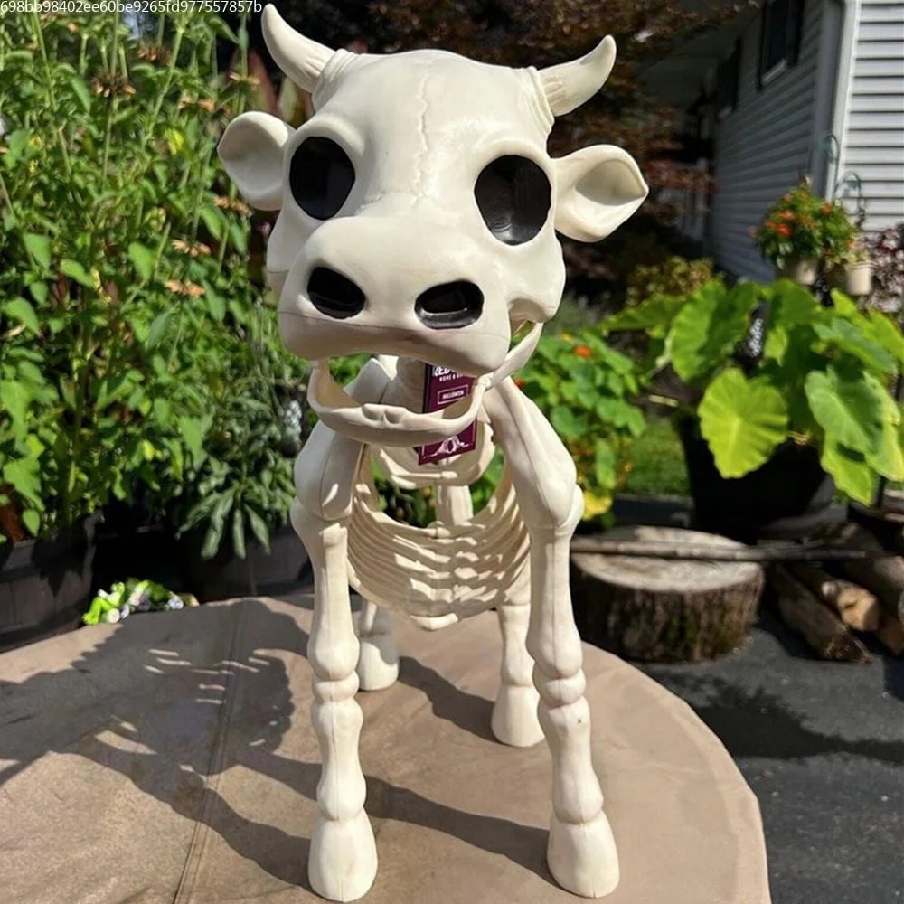 amlbb Halloween Decorations Indoor Outdoor Cow Skeleton, 2025 New Cow Skeleton Halloween Decorati... | Walmart (US)