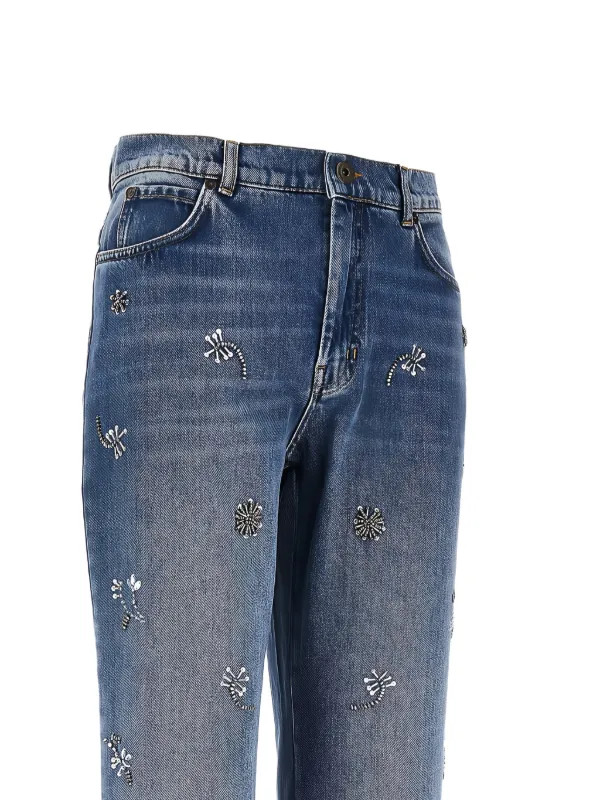 Weekend Max Maraembellished cotton cropped trousers | Farfetch Global