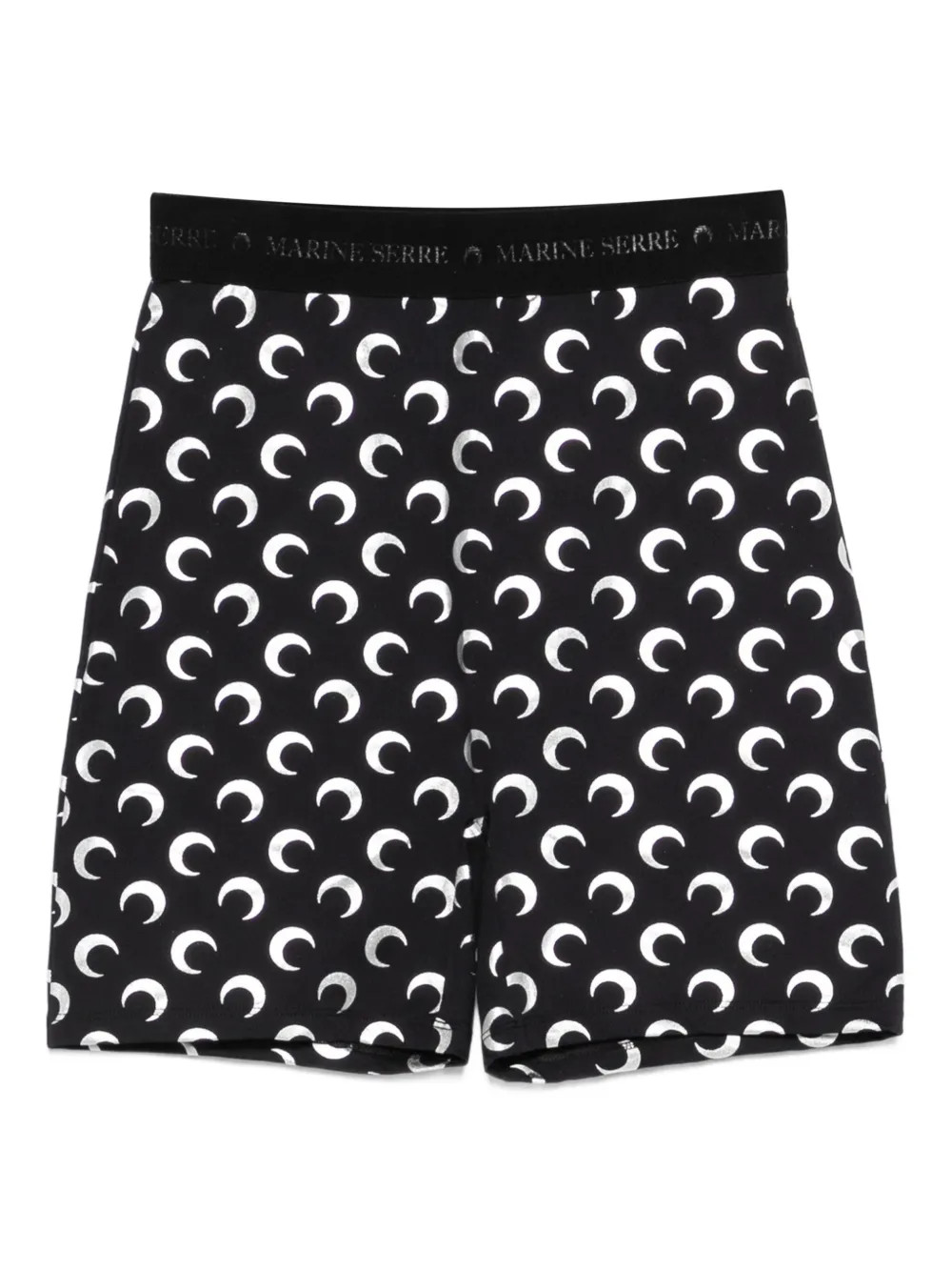 Marine Serre Moon-printed Shorts | Black | FARFETCH | Farfetch Global