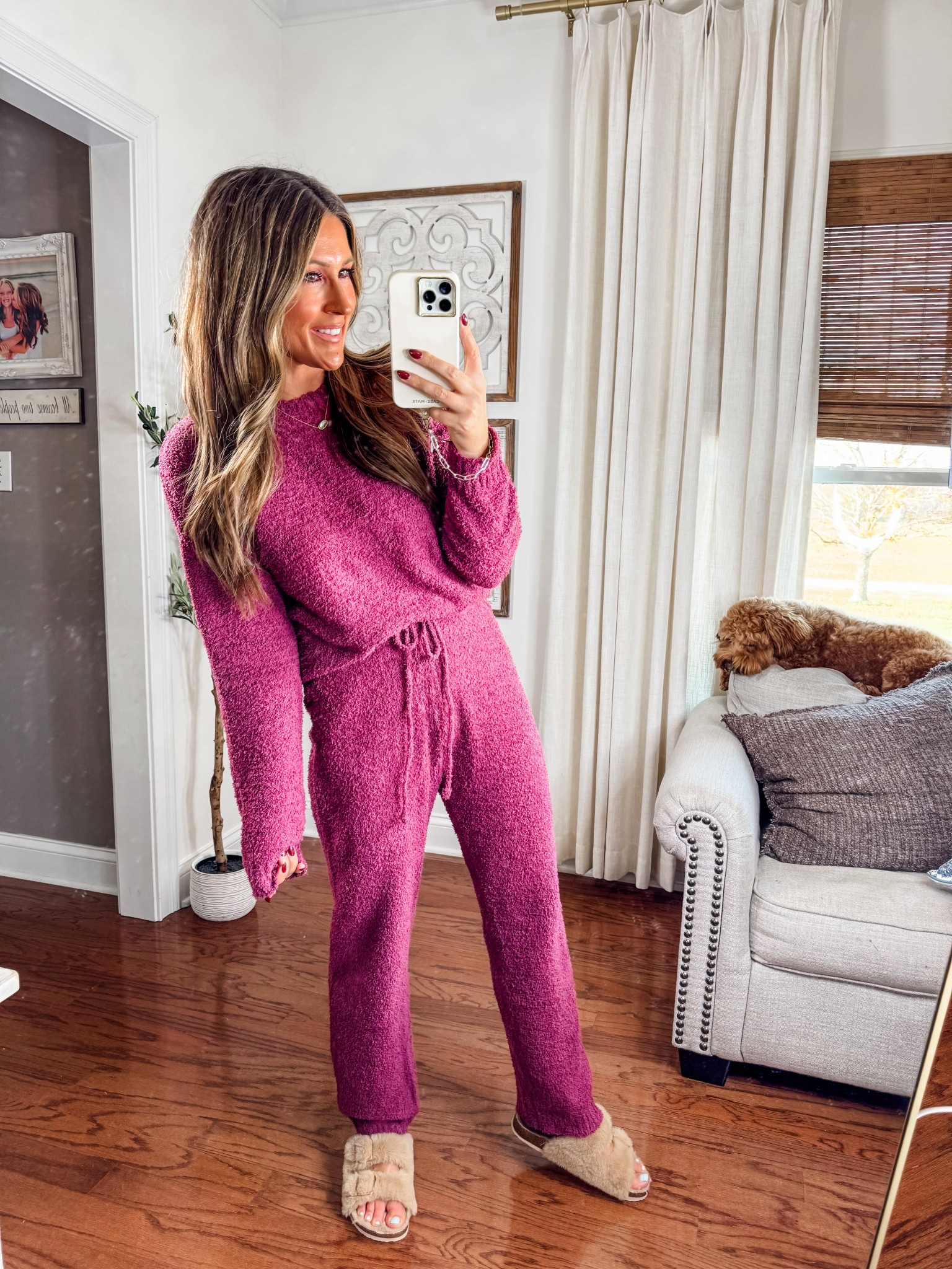 Softest Lounge Set Ever 💕 Cozy, Chic & So Giftable!

This MEROKEETY Fuzzy Lounge Set is what cozy dreams are made of ☁️ It’s soft, stretchy, and stylish enough to wear from movie nights to morning coffee runs. I love that it feels like a blanket but still looks put together — perfect for those slow weekends or self-care nights at home.

It’s also such a good Christmas gift idea for moms, sisters, or teens 💕 Trust me — once you put it on, you won’t want to take it off!

Linked in my TikTok Shop ✨

	1.	Cozy fuzzy lounge set
	2.	Women’s winter pajama set
	3.	Soft loungewear for women

#CozySeasonStyle #LoungewearObsessed #GiftGuideFinds

#LTKGiftGuide #LTKFindsUnder50 #LTKHoliday