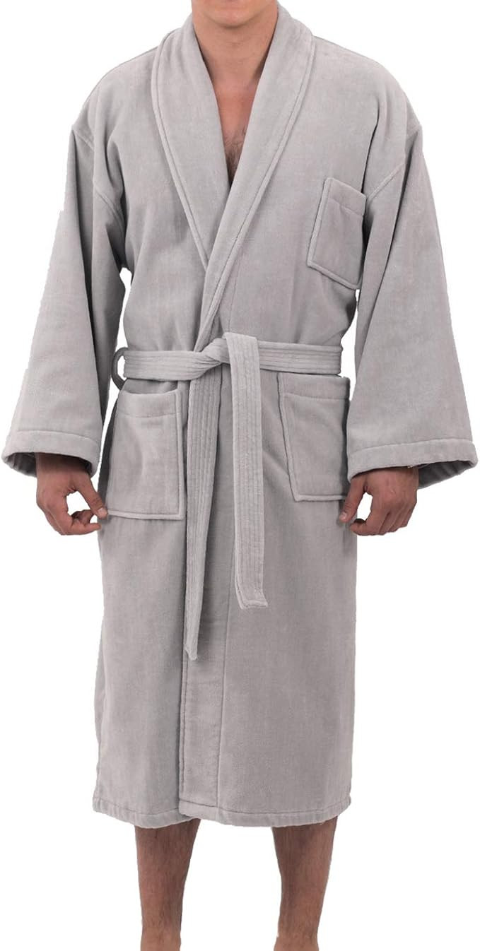 Alpine Swiss Pure Cotton Mens Terry Cloth Bathrobe Super Absorbent Spa Robe | Amazon (US)