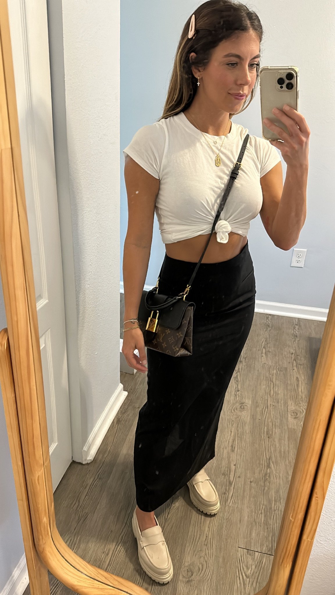 This skirt and these shoes have ended up being comfortable and versatile! Lightweight and perfectly chic for weekends 🖤🤍

#LTKshoecrush #LTKSeasonal #LTKparties