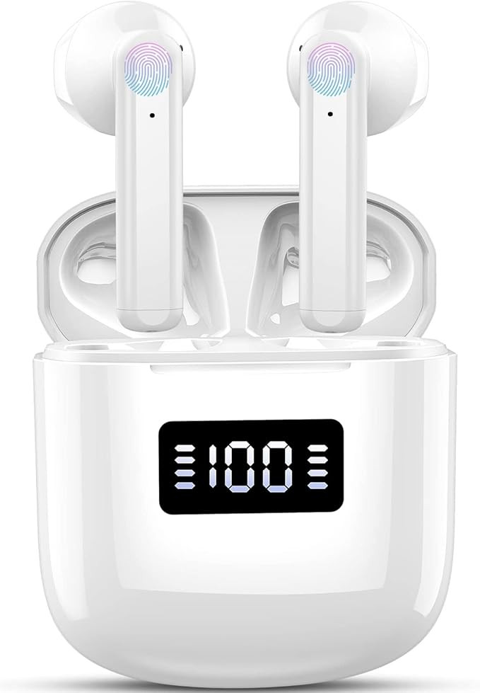 Wireless Earbuds, Bluetooth 5.3 Headphones with 4 Mics, 2022 ENC Noise Cancelling Earbuds, Ear Bu... | Amazon (US)