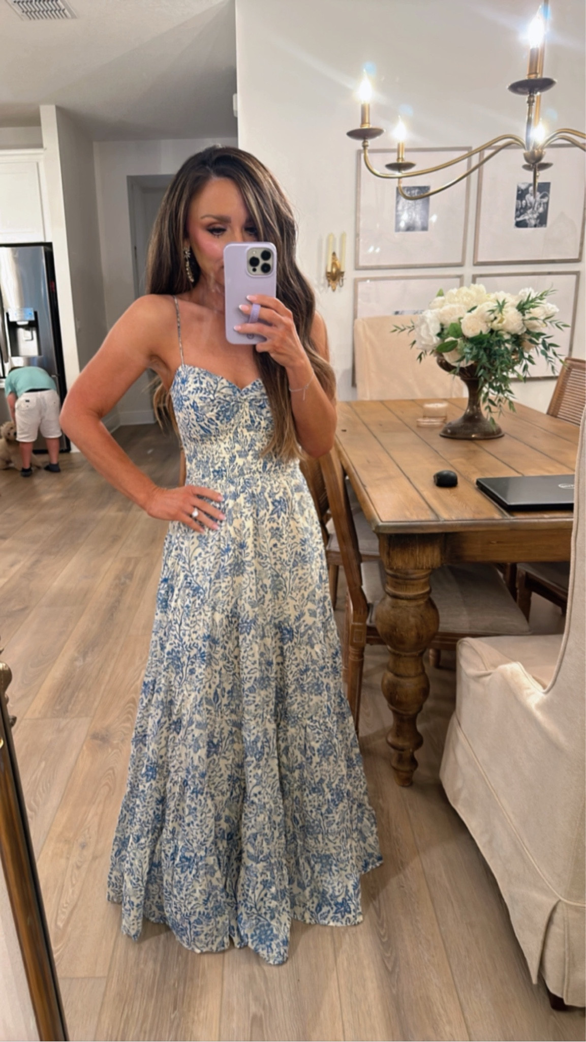 chinese dress ladies Sunlit Flora Halter Maxi Dress – VICI