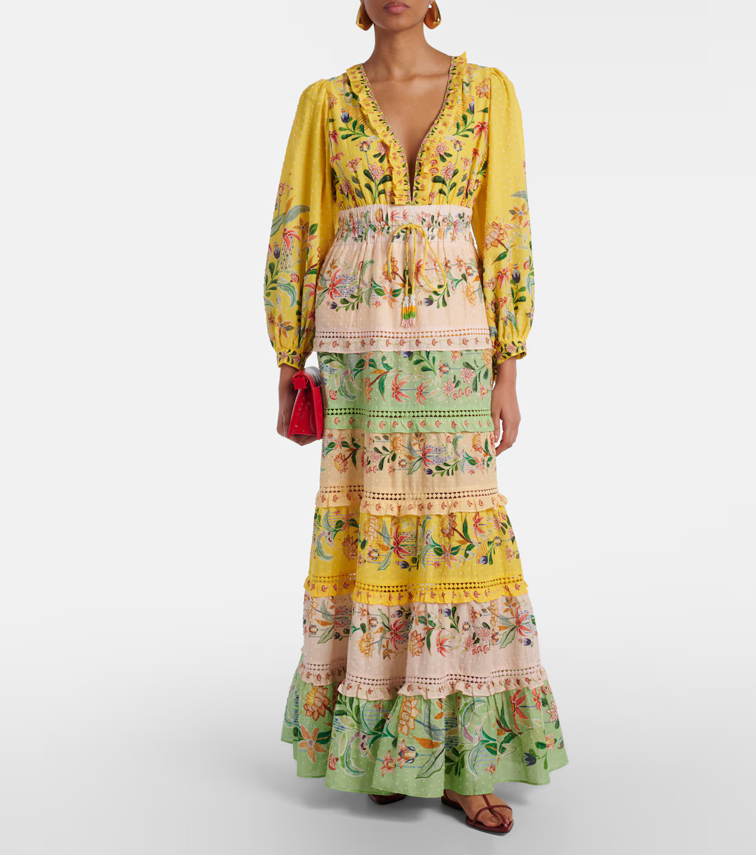 Delicate Flowers cotton maxi dress | Mytheresa (US/CA)