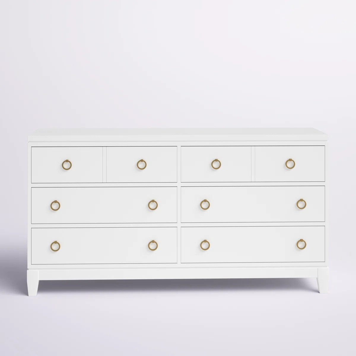 Allyssah 66" Wide - 6 Drawer Double Dresser | Wayfair North America