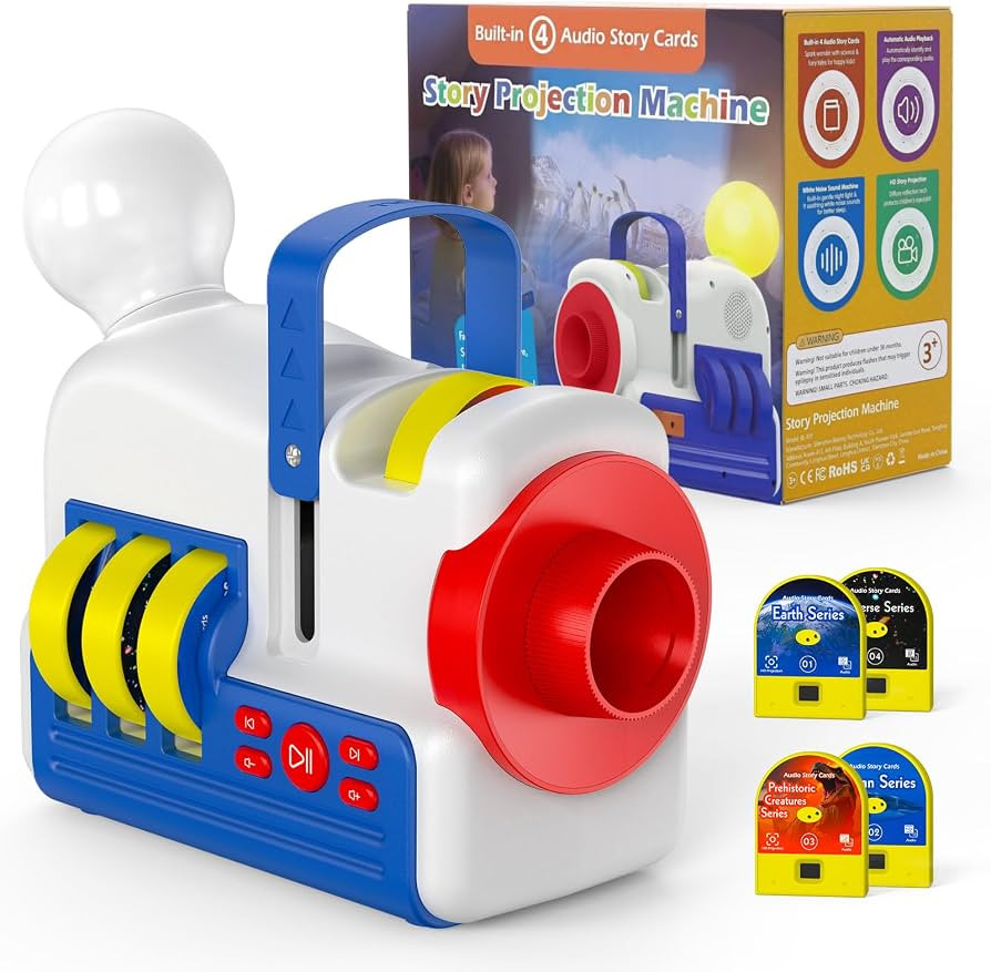 Story Projector for Kids, Educational Story Dream Machine with 32 Stories & 4 Science Cartridges,... | Amazon (US)