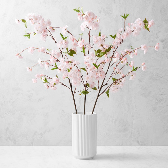 Faux Cherry Blossom Branch, 43" | Williams-Sonoma