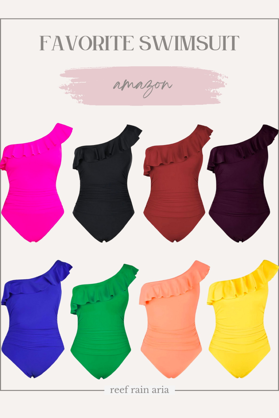 This is one of my favorite swimsuits that I got a few years ago. It has held up so great and I still love wearing it. Comes in so many good colors too!! Thank you for shopping with me!! Have an amazing rest of day and send me a message if you ever need help shopping for something! @reefrainaria on IG and @reefrainaria.shop on TikTok

#LTKunder50 #LTKtravel #LTKswim