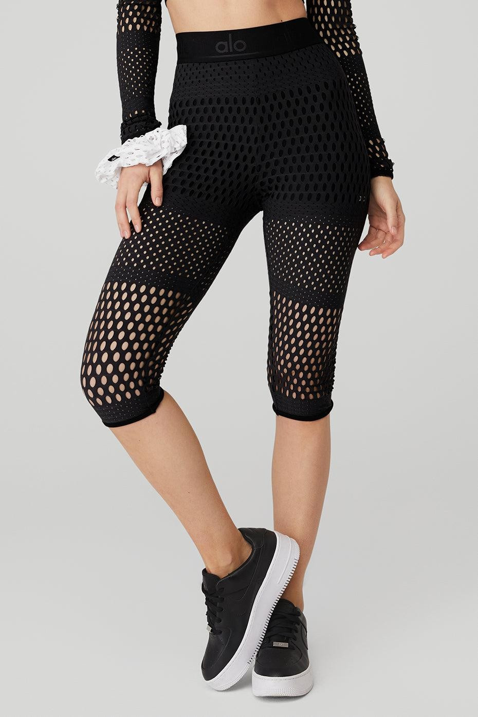 Mesh High-waist Haute Summer Capri | THE YES