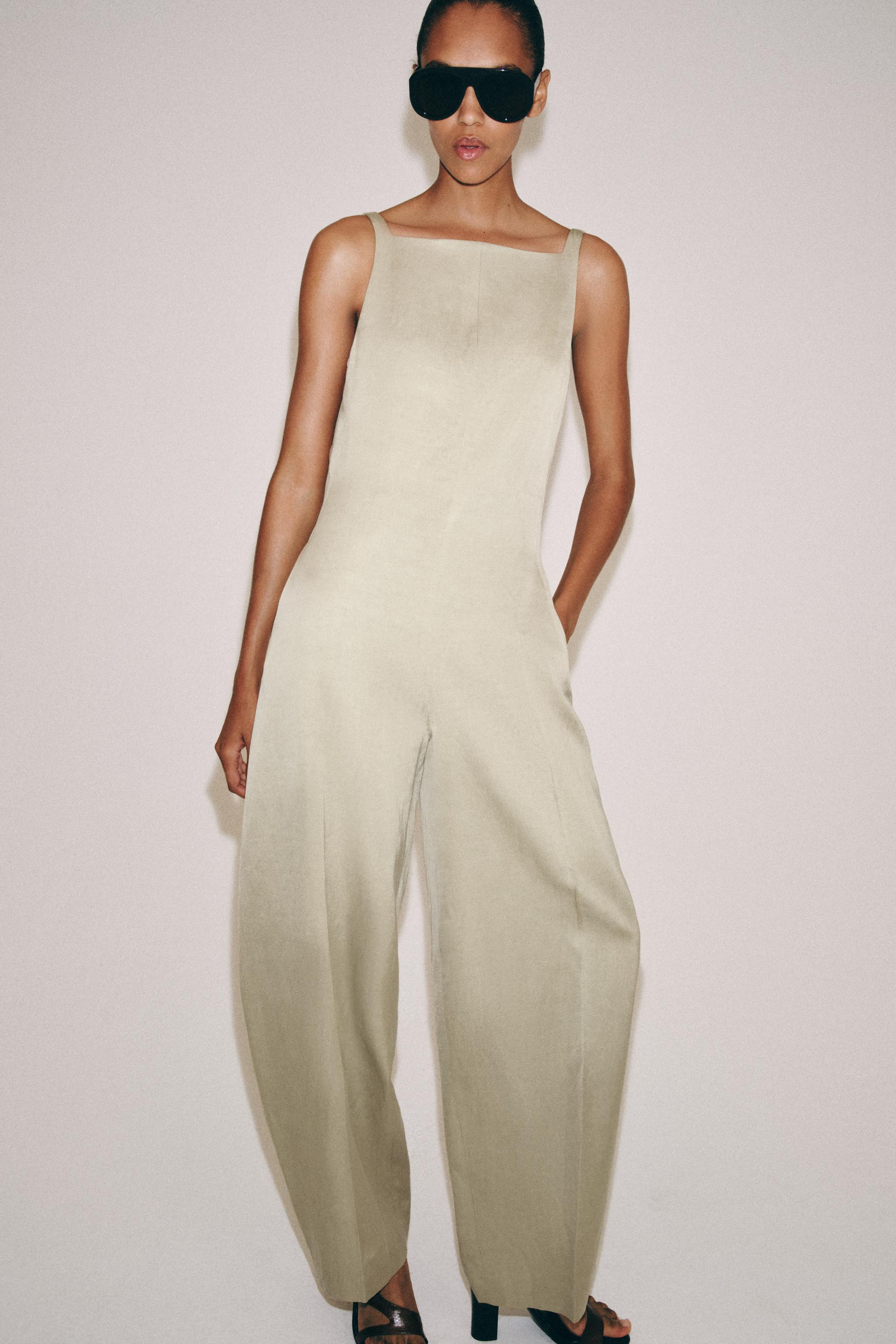 ZW COLLECTION OPEN BACK JUMPSUIT | Zara US