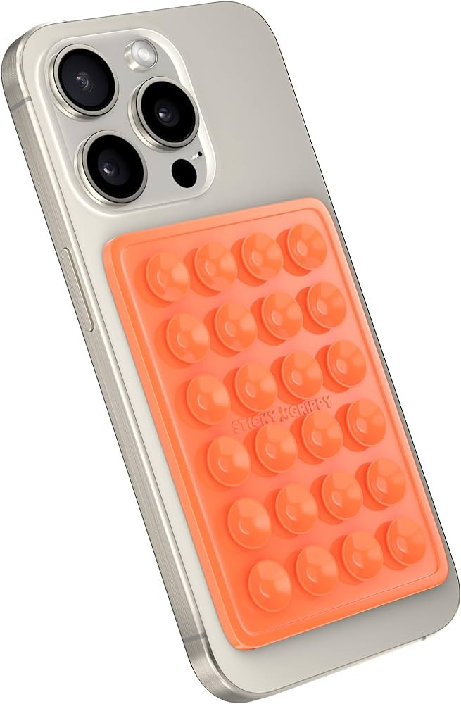 StickyGrippy Suction Phone Case Mount, Silicon Adhesive Phone Accessory for iPhone and Android, H... | Amazon (US)