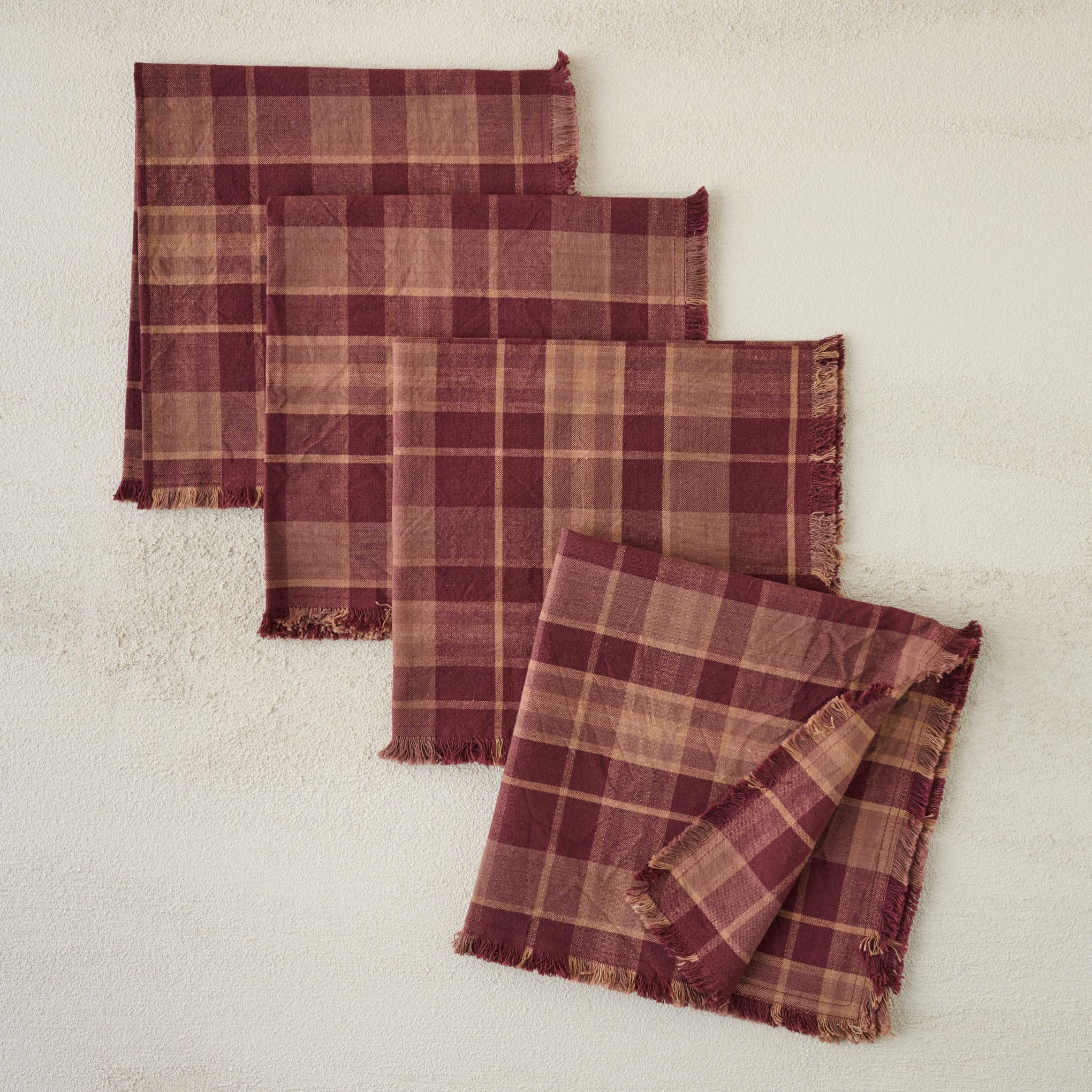 Maisley Plaid Napkin Set of Four | Magnolia
