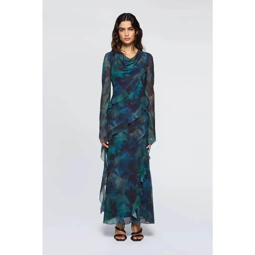 Daska Circe Dress in Blue Print at Nordstrom, Size Medium | Nordstrom