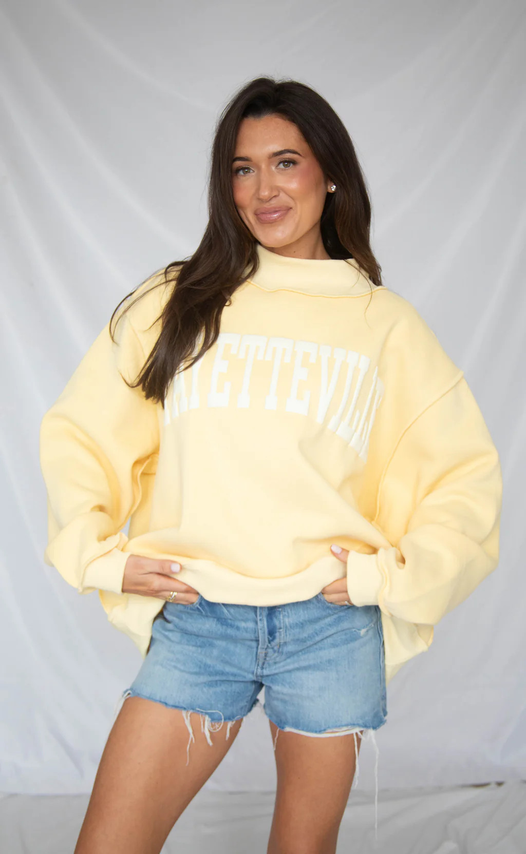 fayetteville puff ink mock neck | RIFFRAFF