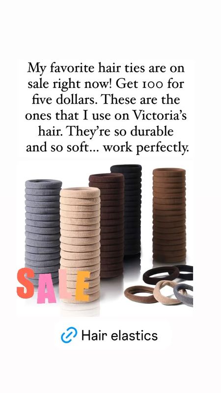 Best hair ties to use! They’re soft and very durable! They’re on sale! 

#LTKbeauty #LTKstyletip