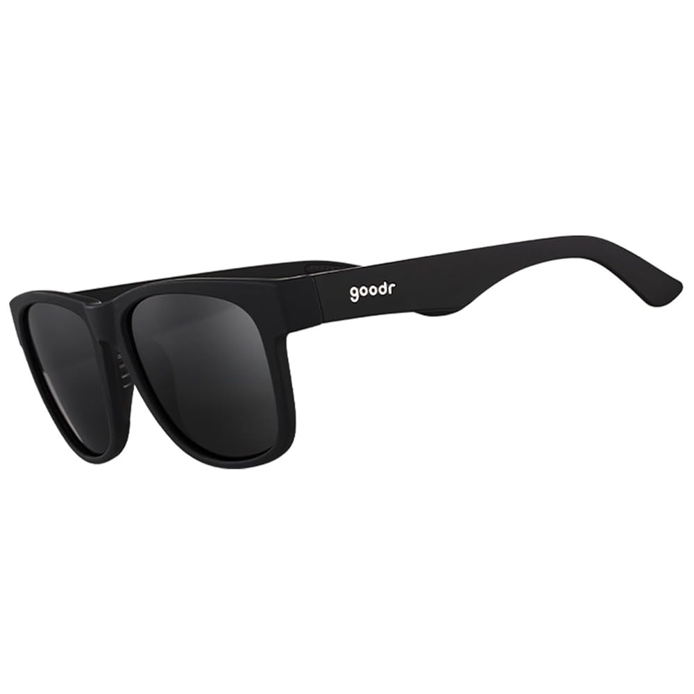 goodr Hooked on Onyx Polarized Sunglasses for Men & Women, Large Sized (BFG), Black Solid Frame w... | Amazon (US)