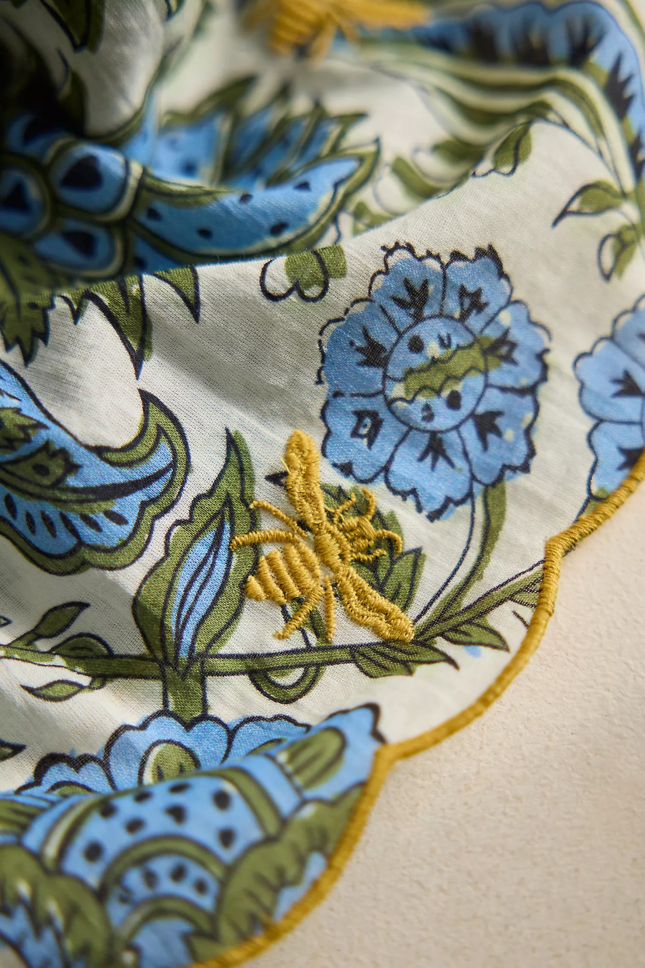 Garden Friends Embroidered Bandana | Anthropologie (US)