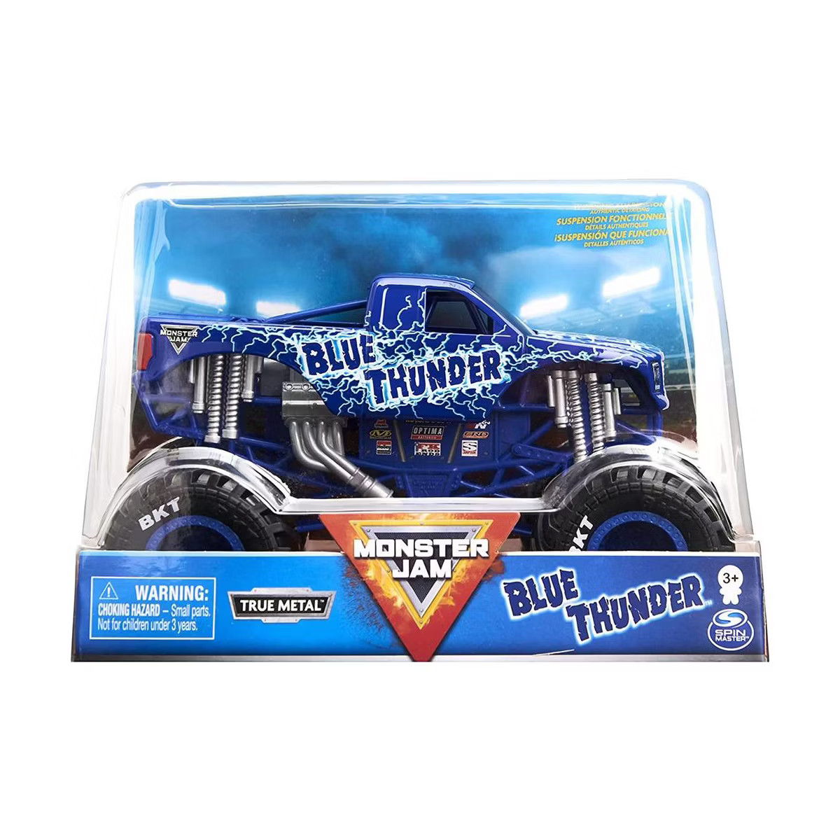 Monster Jam, Official Blue Thunder Monster Truck, Collector Die-Cast Vehicle, 1:24 Scale | Target