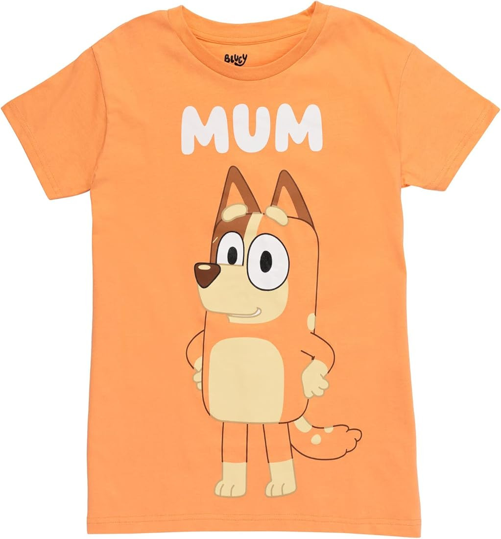 Bluey Bingo Mum Dad Graphic T-Shirt Toddler to Adult | Amazon (US)