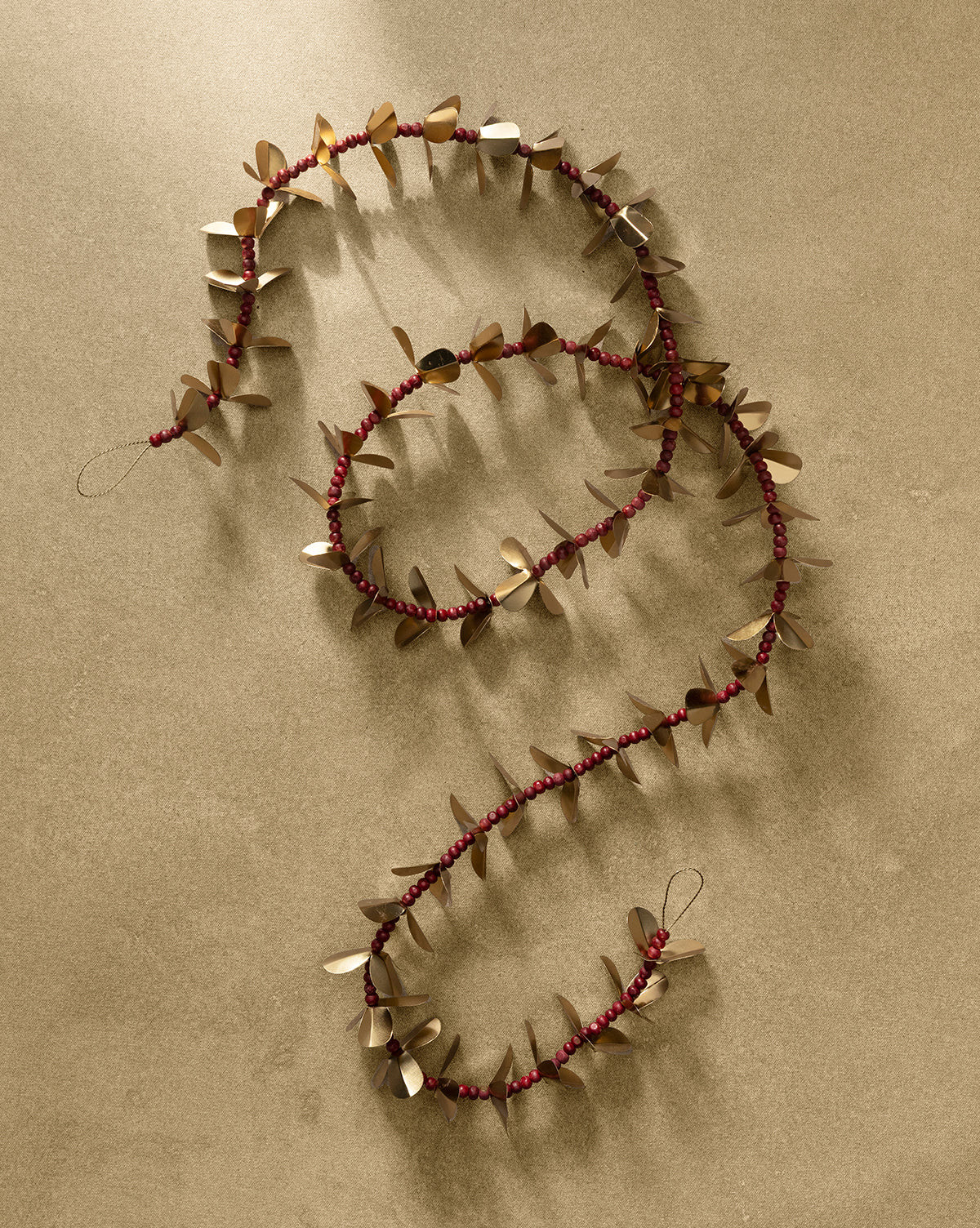 6.5' Beaded Leaf Garland | McGee & Co. (US)
