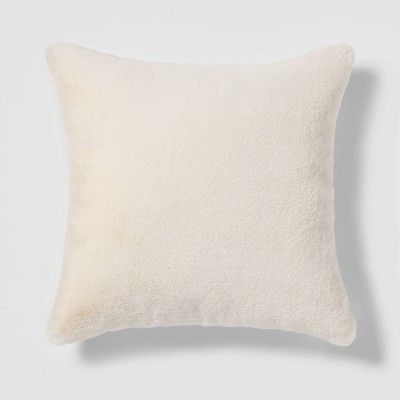Faux Rabbit Fur Pillow - Threshold™ | Target