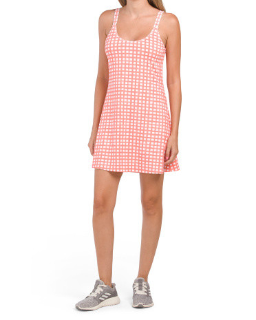 Upf 50 Plus Printed Whipstitch Active Dress With Full Bodysuit | TJ Maxx