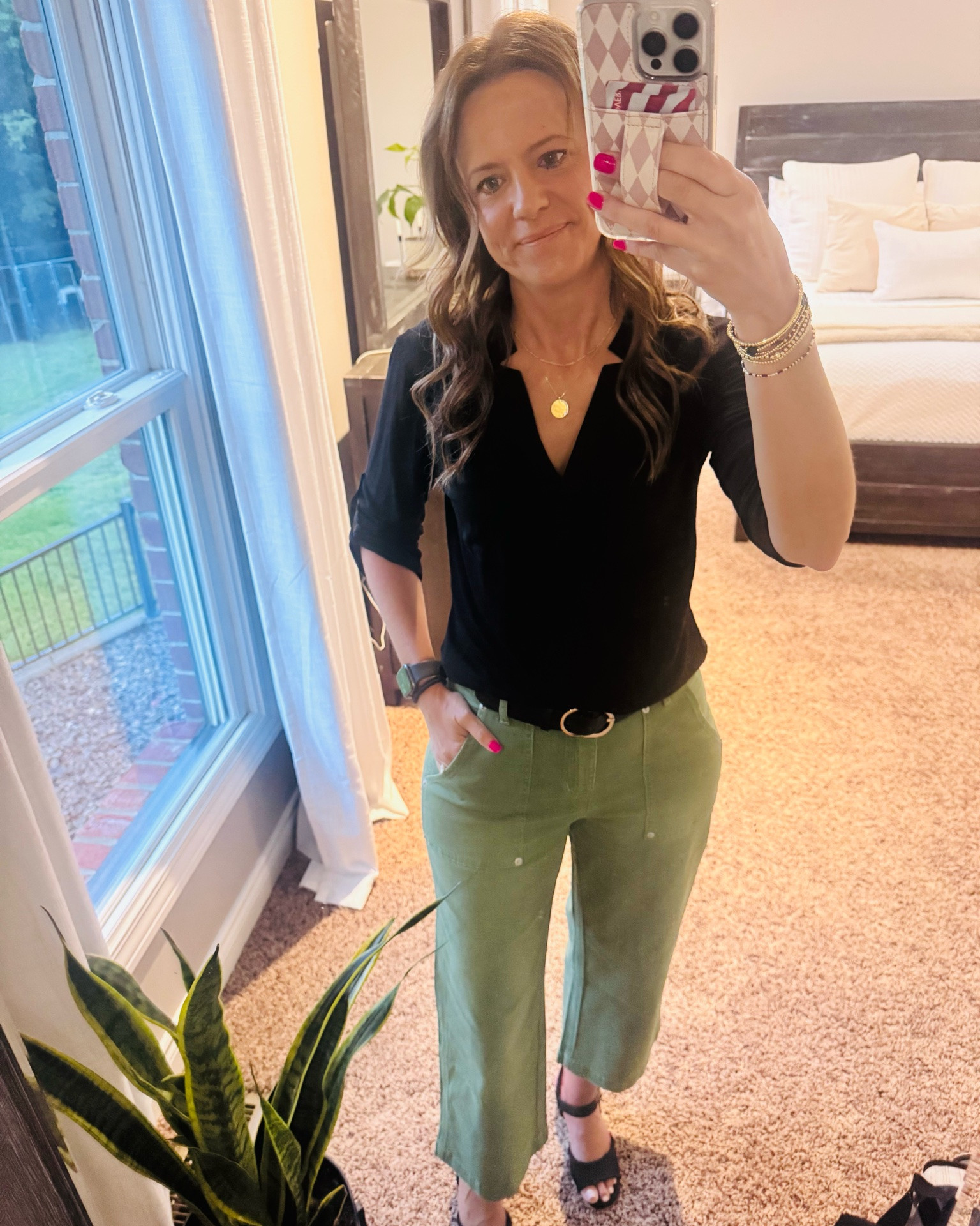 Okay but these green Flamingal pants might be my new favorite 💚🙌🏼

Comfy, cute, and easy to dress up or keep casual… which is basically my ideal outfit these days. Paired them with a simple black top and I’m obsessed with the look. 👏🏼

Sometimes all it takes is one fun piece to make you feel put together. ✨

#CasualStyle #EverydayOutfit #GreenPants #OOTD #MomStyle #SimpleStyle #FashionOver40 #CuteAndComfy #LTKStyle #EffortlessStyle #flamingals

#LTKootd #LTKmomlife #LTKOver40