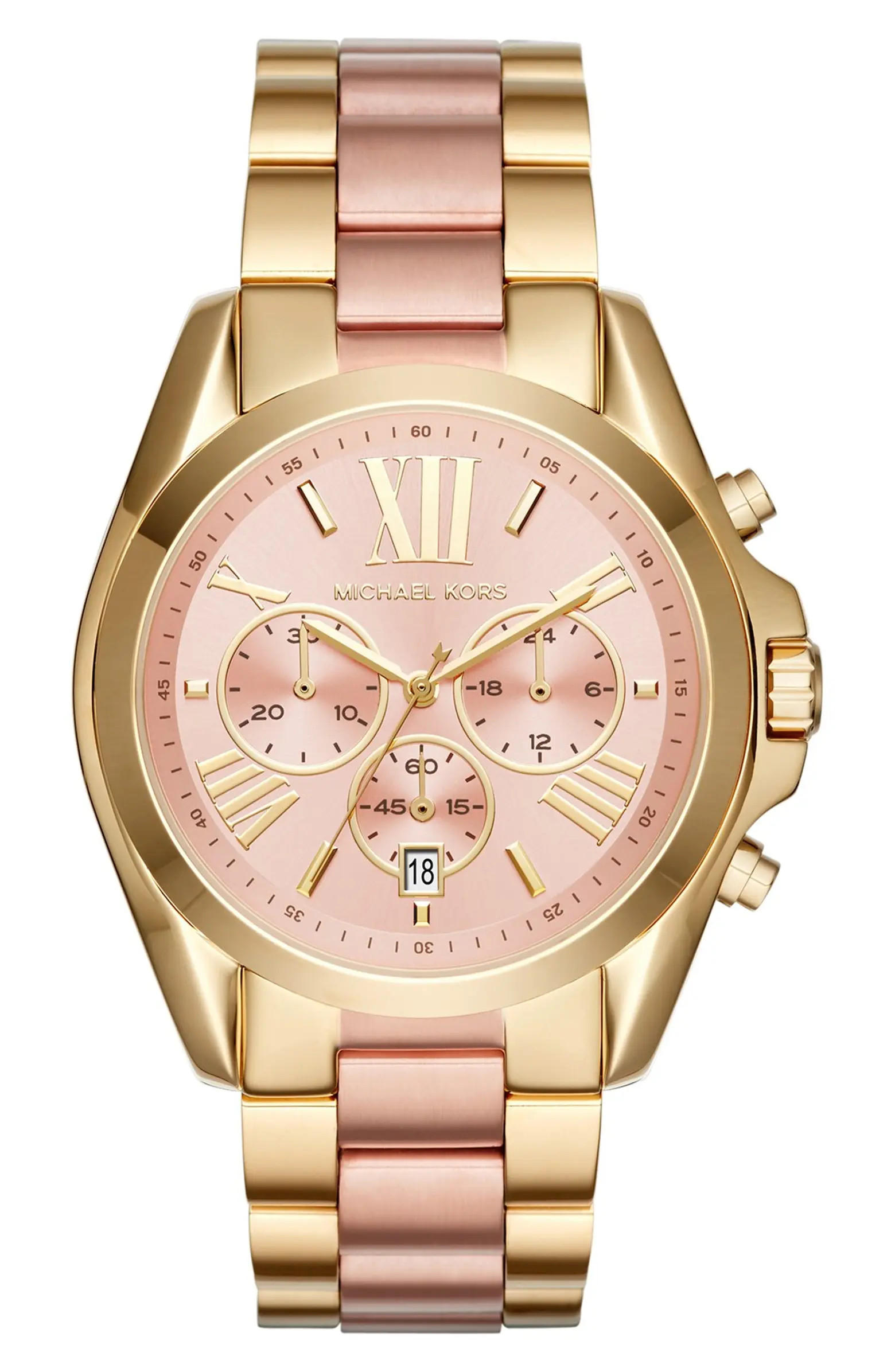 Michael Kors Bradshaw Chronograph Bracelet Watch, 43mm | Nordstromrack | Nordstrom Rack