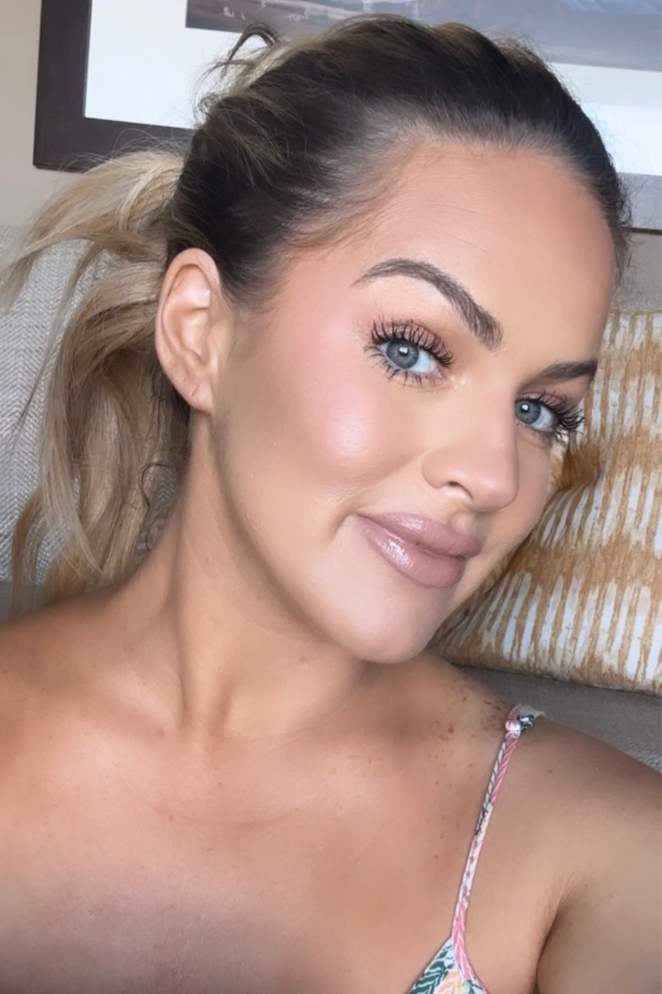 Summer lightweight but full coverage look ☀️ all product info listed below 

Primer: Milk Hydrogrip 
Elf Halo Glow: Shade 2 
Foundation: a mixture of “L’Oréal True Match Nude” in shade 2-3 with Tarte “Face Tape” in shade 37N
Cream Contour: Revolution “Eye Bright” in shade Deep Caramel 
Cream Bronzer: Colourpop Sol in shade Medoum 
Setting Powder: Fit Me loose finishing powder in shade 10 (fair light) 
Powder Contour: Shade + Light contour Palette 
Highlight (use on eyes and cheeks): ColourPop super shock highlighter in color “Natch” 
Lashes: Lash Paradise Mascara & Voluminous False Fiber Mascara 
Lips: MAC Liquid Lipstick in color “Burnt Spice” with COLOURPOP lux lip oil 
Brows: Colourpop Brow Pencil in Taupe 
Setting Spray: Charlotte Tilbury Airbrush Flawless 

#LTKtravel #LTKsalealert #LTKbeauty