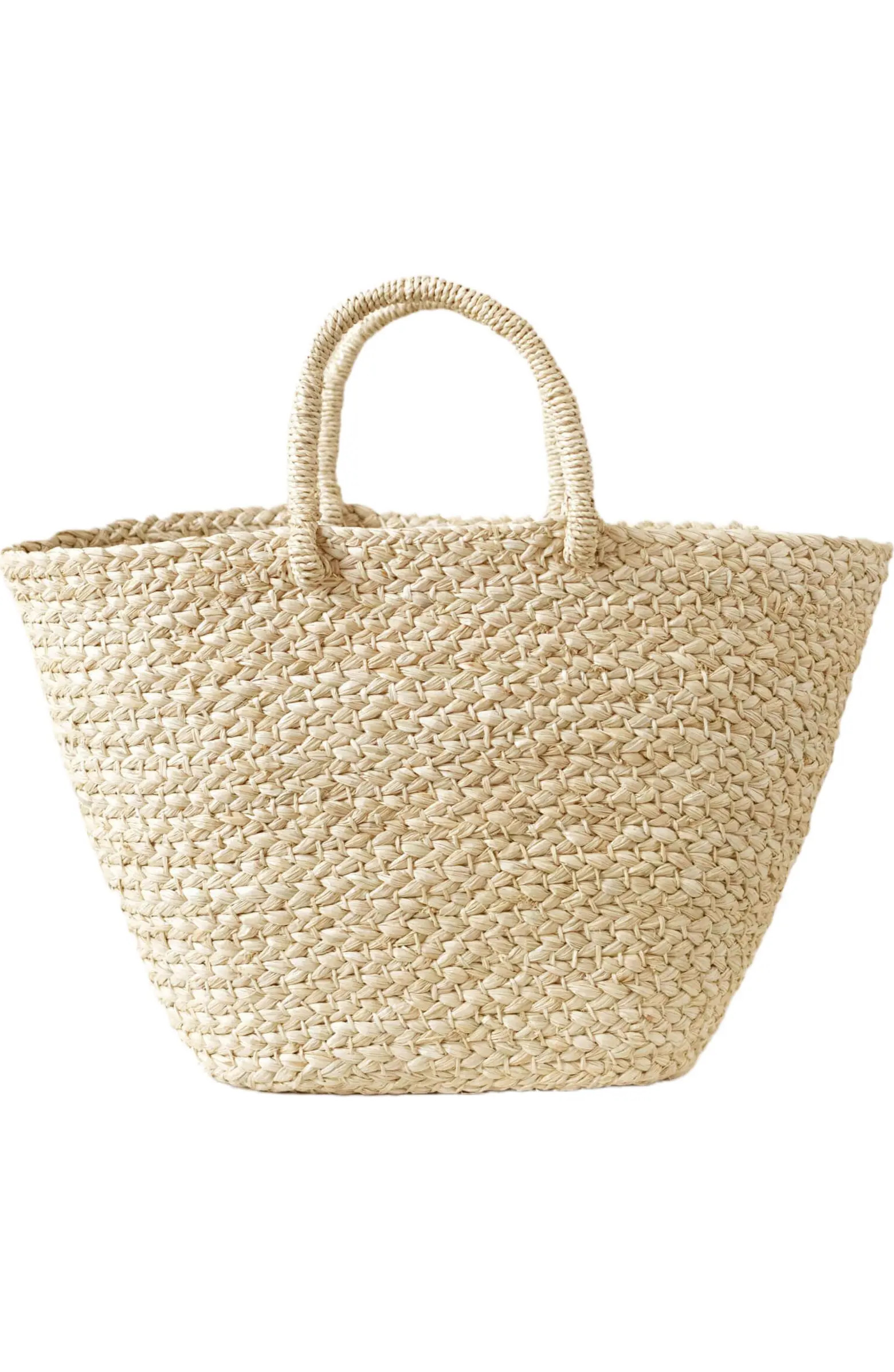 indego africa Braided Raffia Day Bag Natural | Nordstrom | Nordstrom