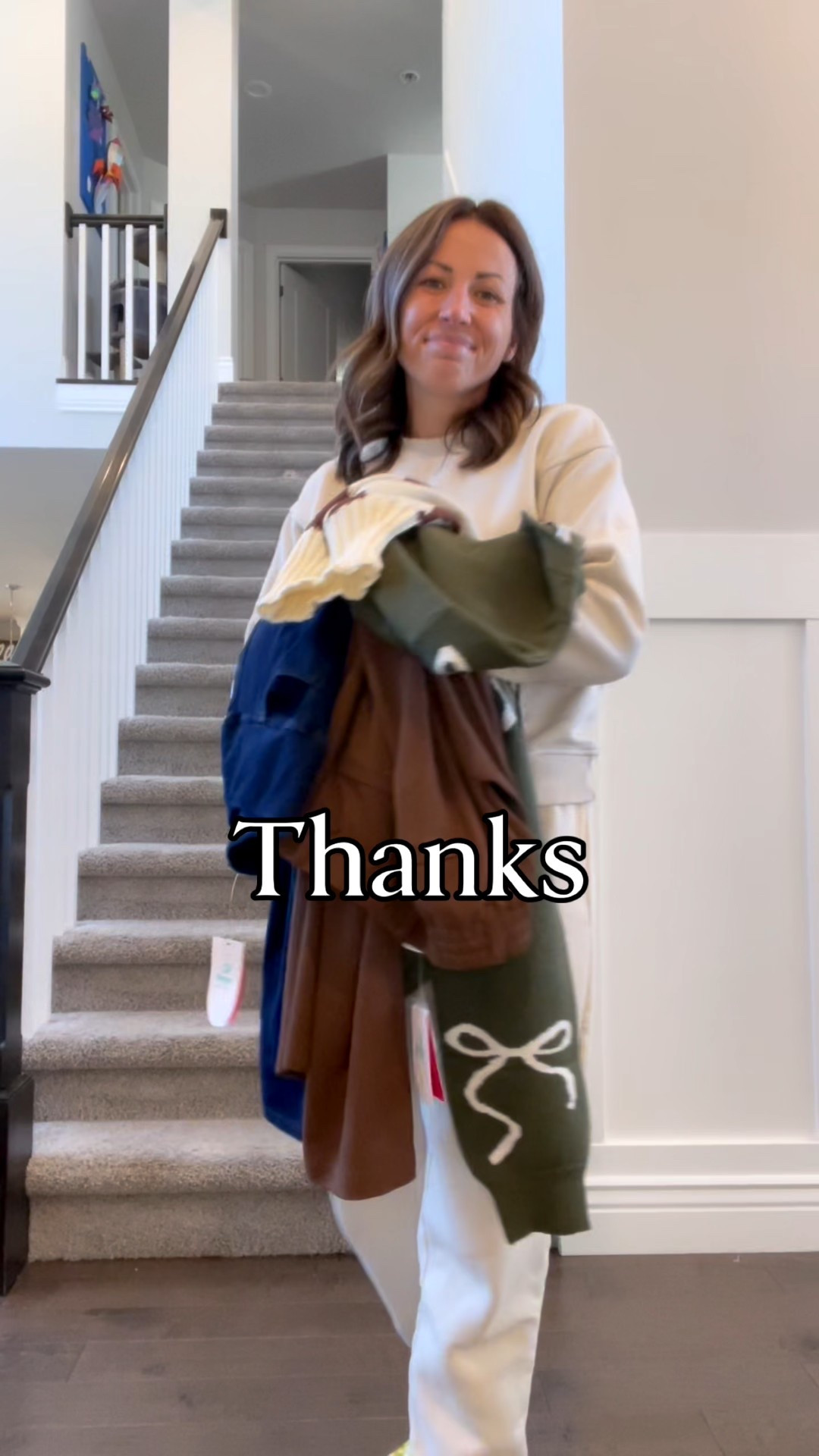 Amazon fashion finds! Wearing size small in bottoms and the green sweater. Medium in the cow print. 

#LTKmomlife #LTKOver40 #LTKootd