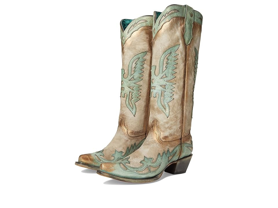 Corral Boots A4302 Cowboy Women's Boots Bone : 8 B - Medium, Leather | Zappos