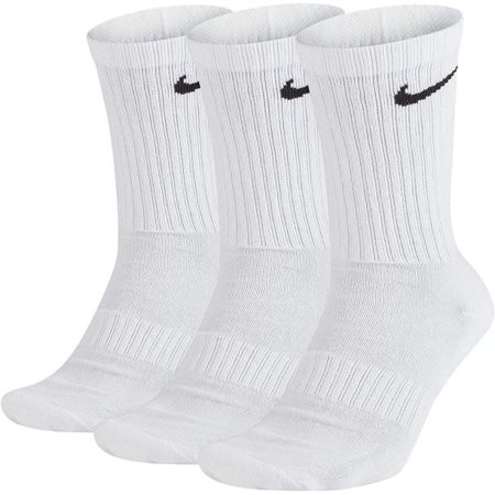 NIKE Crew Socks Cotton Cushioned Crew Training Socks White (6 Pairs) | Walmart (US)