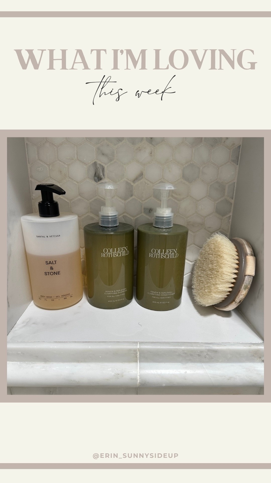 Kenny and I have been loving this shampoo and conditioner! 30% off today 👏🏻 @colleenrothschild #CRPartner 