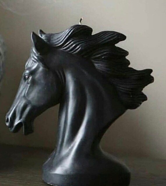 Horse Candle Home Decor Bust Candle Handmade Candle | Etsy | Etsy (US)