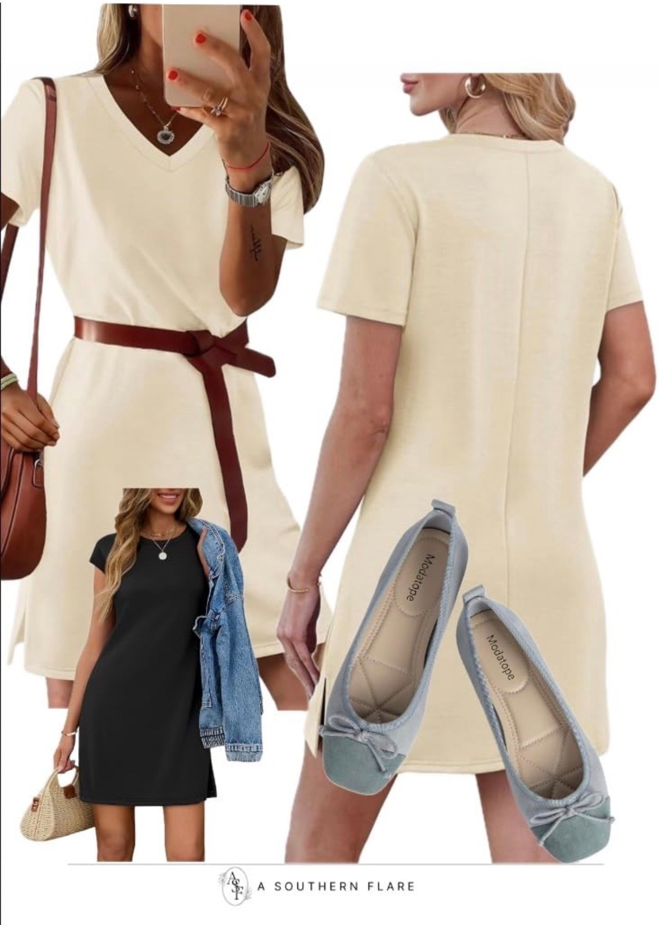 Stylish and comfortable dress options for every occasion. Pair with some chic flats for a complete look! #SummerDresses #FlatsFashion

#LTKWorkwear