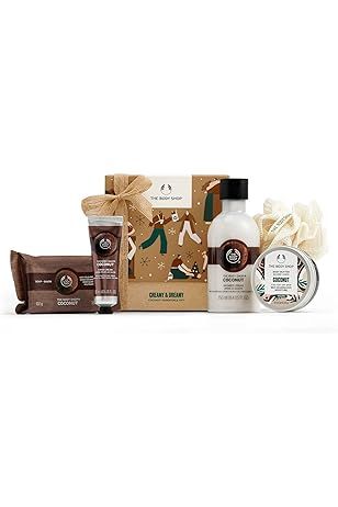 The Body Shop Nourishing Small Gift Set, Made With Community Trade Shea Butter, 11.15 Fl Oz | Amazon (US)