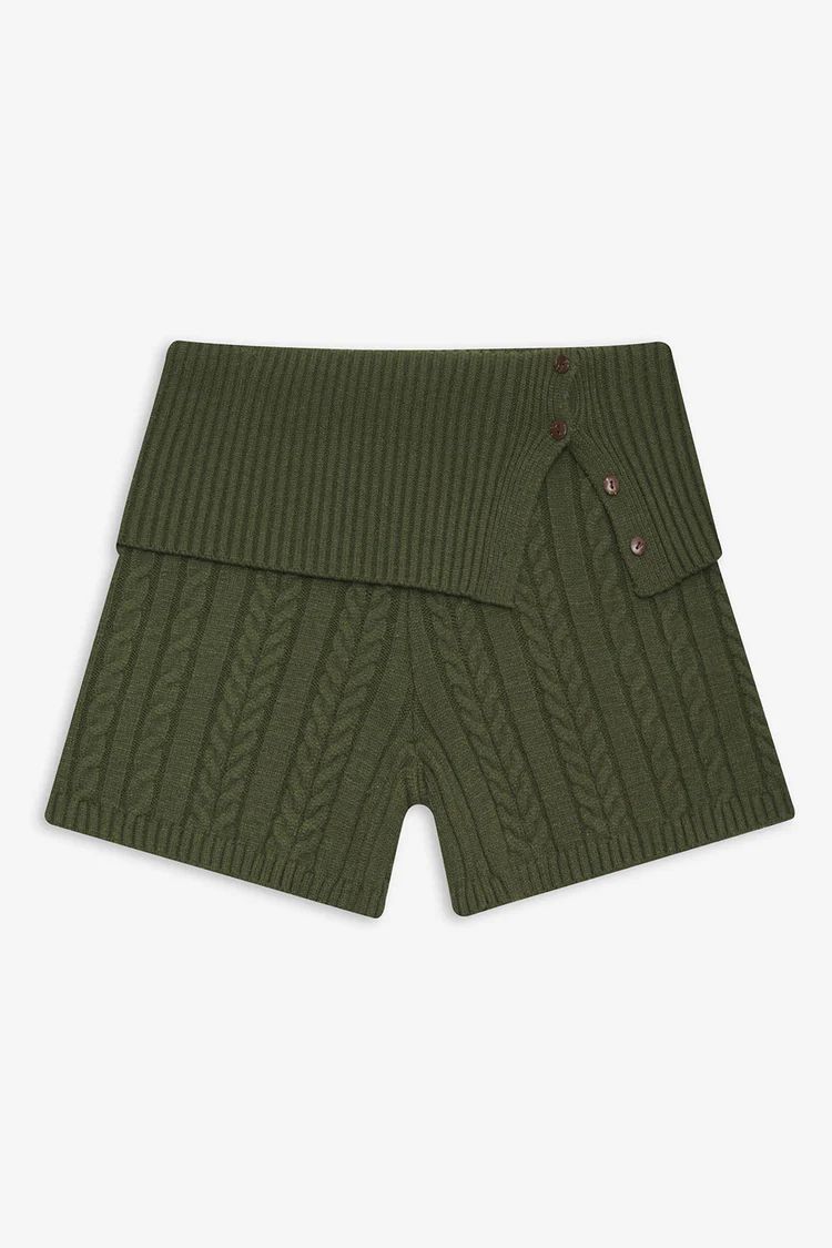 Nolan Cable Cloud Knit Mini Short | Frankies Bikinis