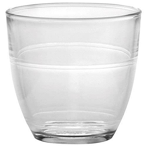 Duralex Made In France Gigogne Glass Tumbler Drinking Glasses, 3.13 ounce - Set of 6, Clear | Amazon (US)