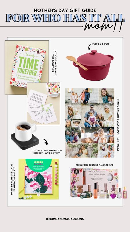 Mother’s Day Gift Guide (for the one who has it all)

Amazon. Anthropologie. Our Place. Sale. Shutterfly. Gifts. Gift. Gift Guide.

#LTKGiftGuide #LTKunder100 #LTKunder50