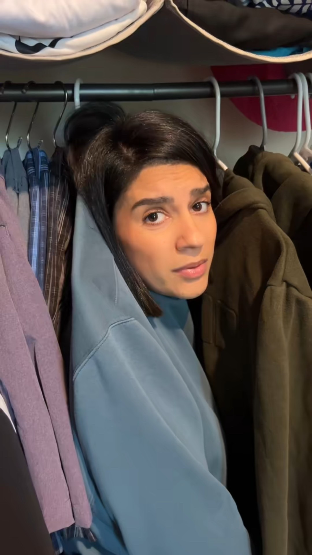 Pick me. Choose me. Love me #JustAnotherHanger #MarriageHumor #PickMeChooseMeOrAtLeastIronMe #HusbandLogic #TooManyClothes #WifeStruggles #ClosetWars #FashionVsFeelings #POV #SomebodyTellHim #WhyDoIMarryThis #explorepage #explore

#LTKMens #LTKSpringSale #LTKWatchNow