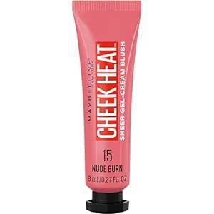 Maybelline Cheek Heat Gel-Cream Blush Makeup, Lightweight, Breathable Feel, Sheer Flush Of Color,... | Amazon (US)